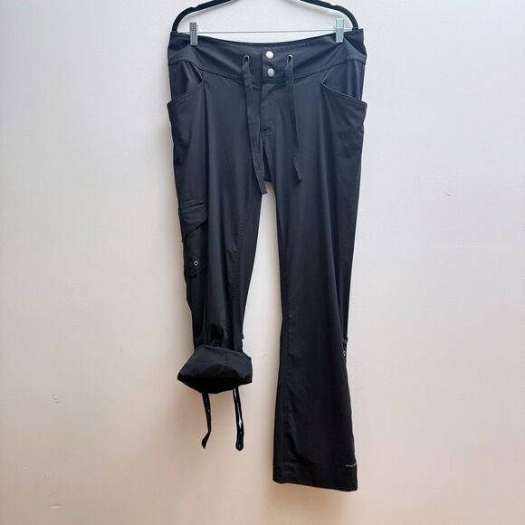 Columbia Just Right Straight Leg Pant Black Sz 12/44 Omni Shield Hiking Gorpcore - Picture 9 of 9